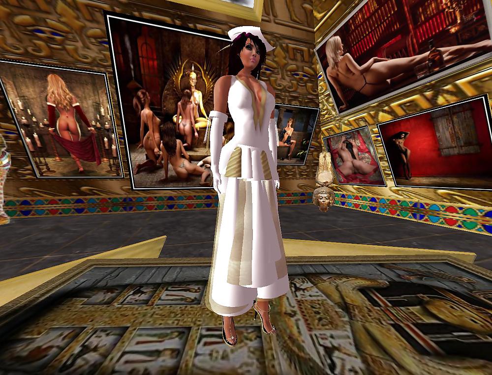 My avatar in SecondLife online game (Portfolio #02) #13117225