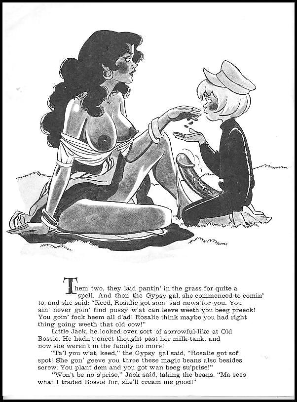 Erotic Book Illustration 22 - Jack and the Beanstalk #17194371