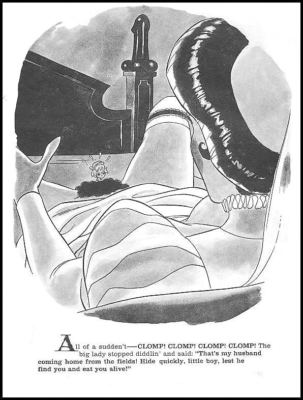 Erotic Book Illustration 22 - Jack and the Beanstalk #17194421