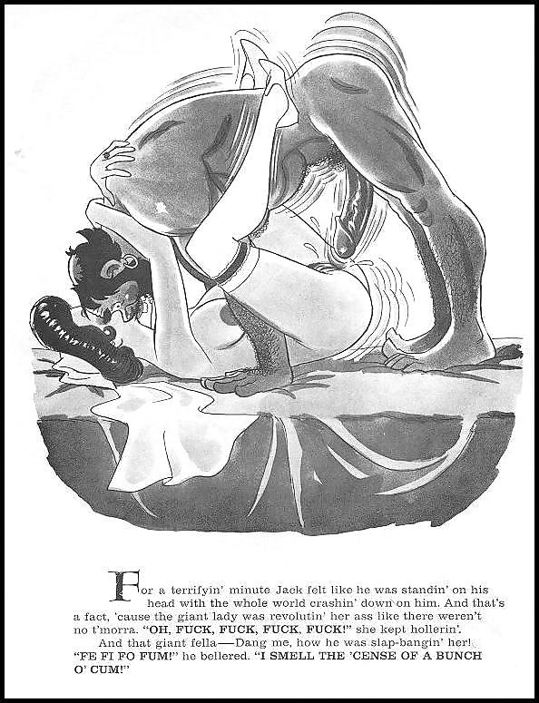 Erotische Buchillustration 22 - Jack Und Die Bohnenstange #17194448