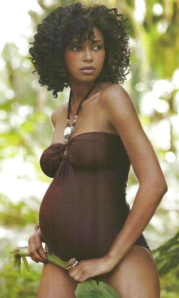 Sajata - Black Model's Maternity Work While Pregnant #16800439