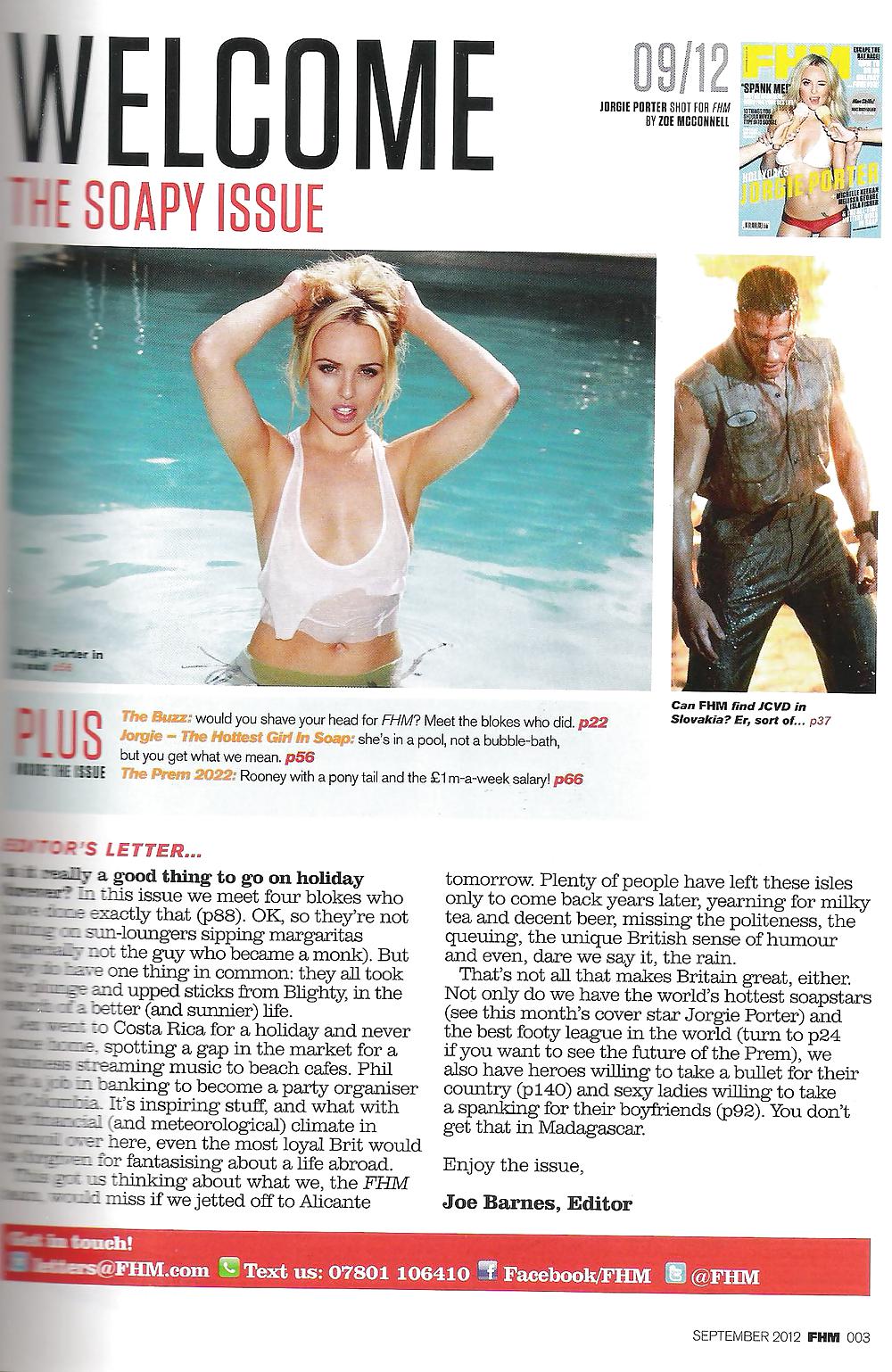 Jorgie Porter - FHM Magazine UK September 2012 #12330554