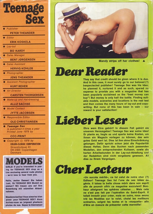 Vintage Magazines Teenage Sex 5 (1978) #2133439