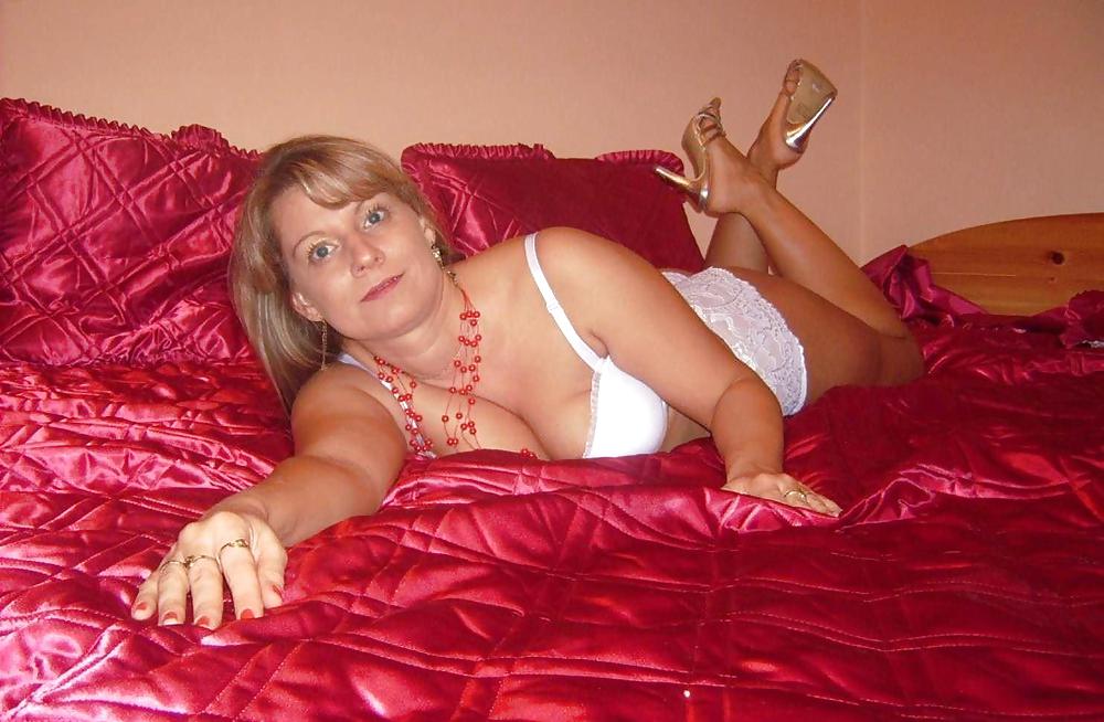 Wife poses on bed #7612051