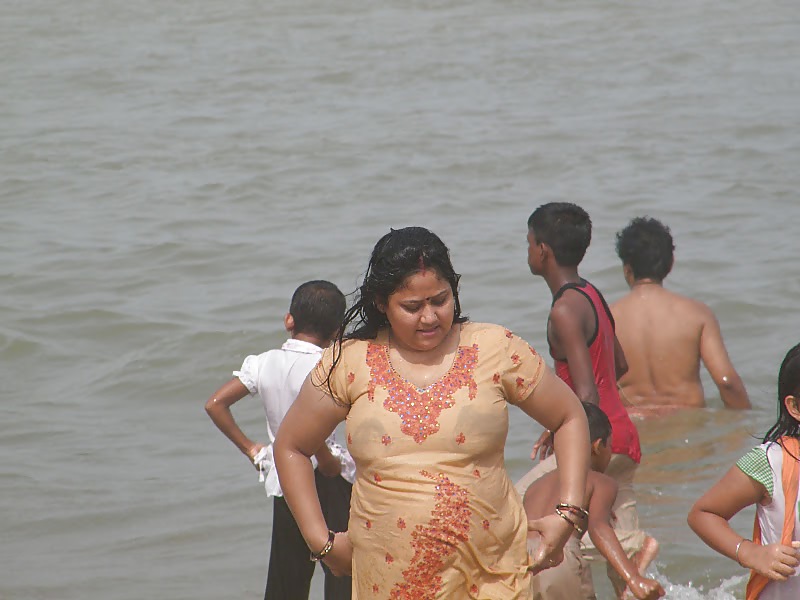 BBW indian with big boobs at River Ganga #10461530