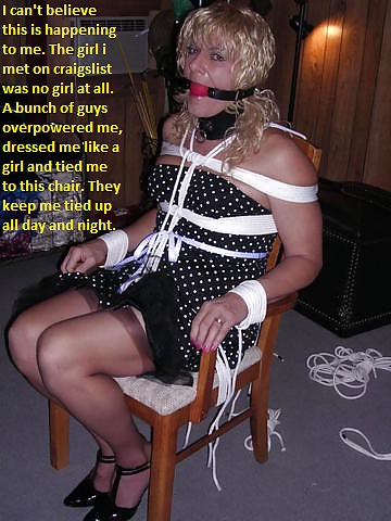 Cross Dresser Tied Up