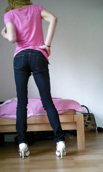 Crossdress teen blond young german  #7545409