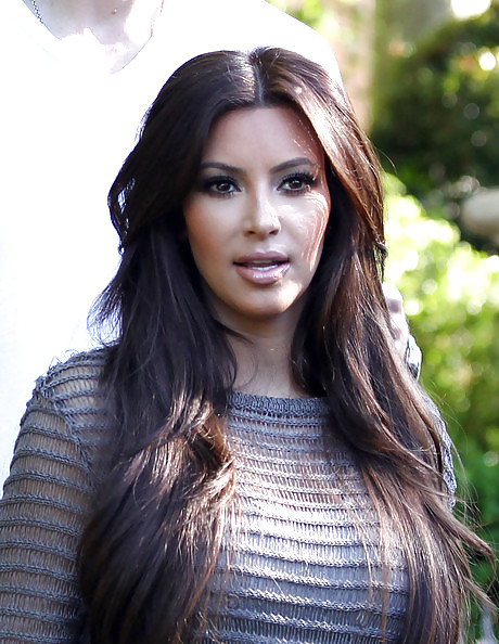 Kim Kardashian leaving a friends house in Los Angeles