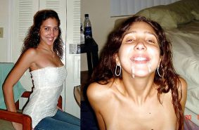 Before after blowjob 03 incl. dressed undressed cumshots ...