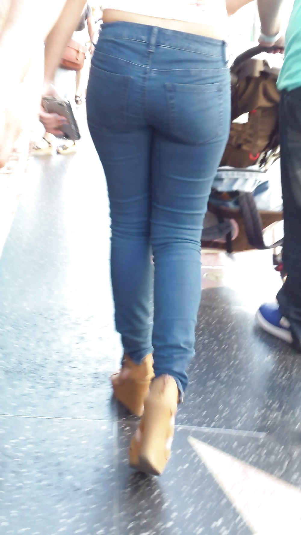 Nice sexy MILF ass & butt in jeans #19775999