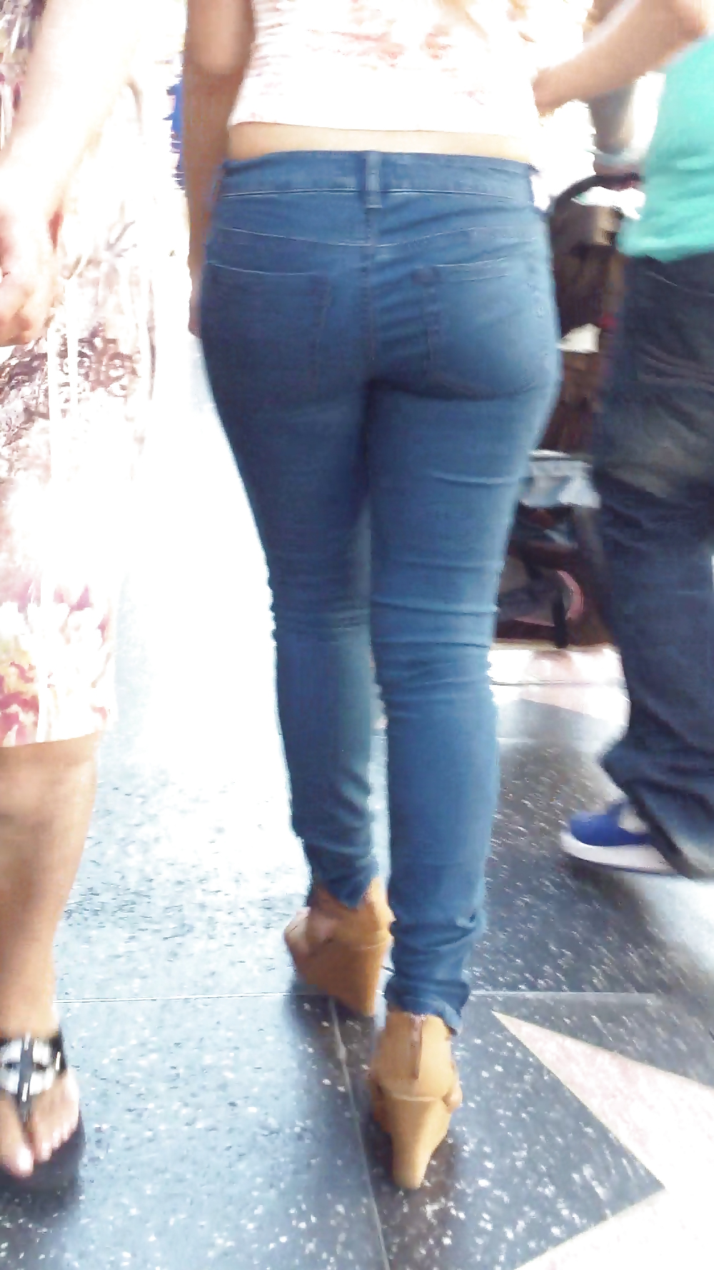 Nice sexy MILF ass & butt in jeans #19776013