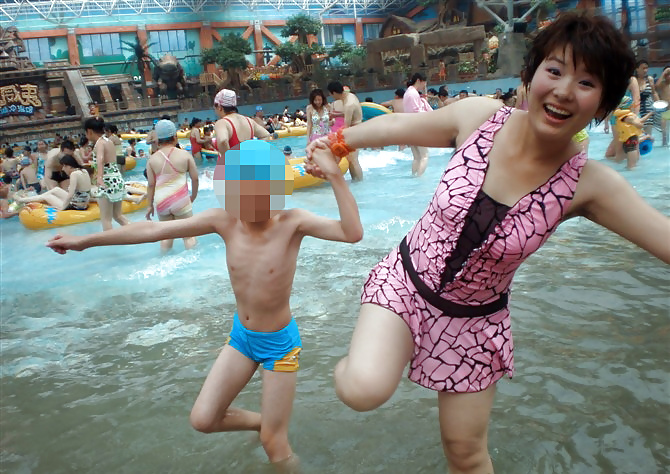 My visit to a waterpark (Sexy Asians with Hairy Armpits) #21525236