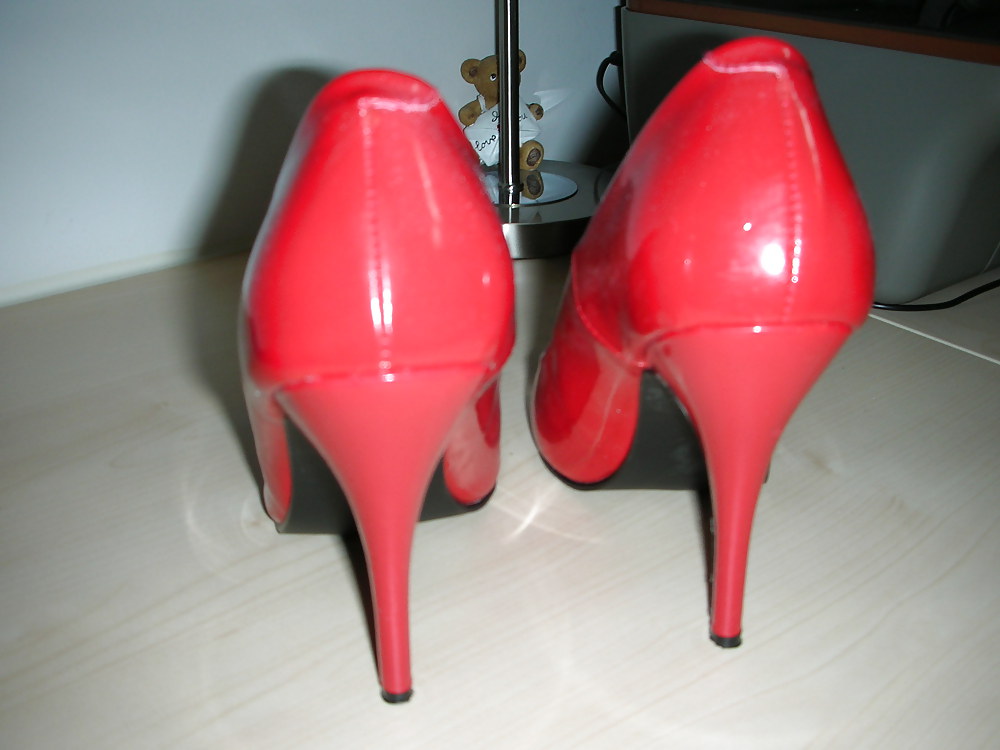 High heels of my horny wife - shoe closet #21651774