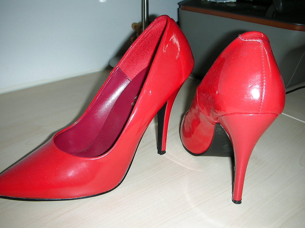 High heels of my horny wife - shoe closet #21651779