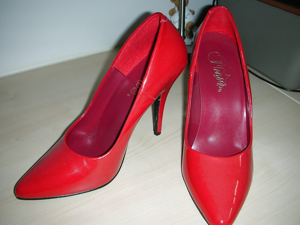 High heels of my horny wife - shoe closet #21651785