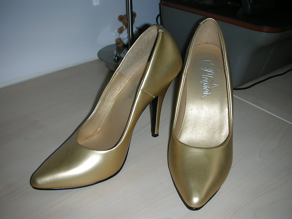 High heels of my horny wife - shoe closet #21651795