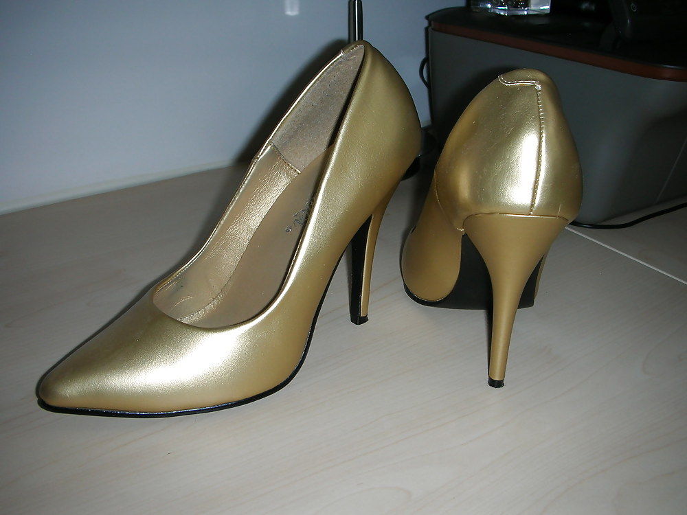 High heels of my horny wife - shoe closet #21651798