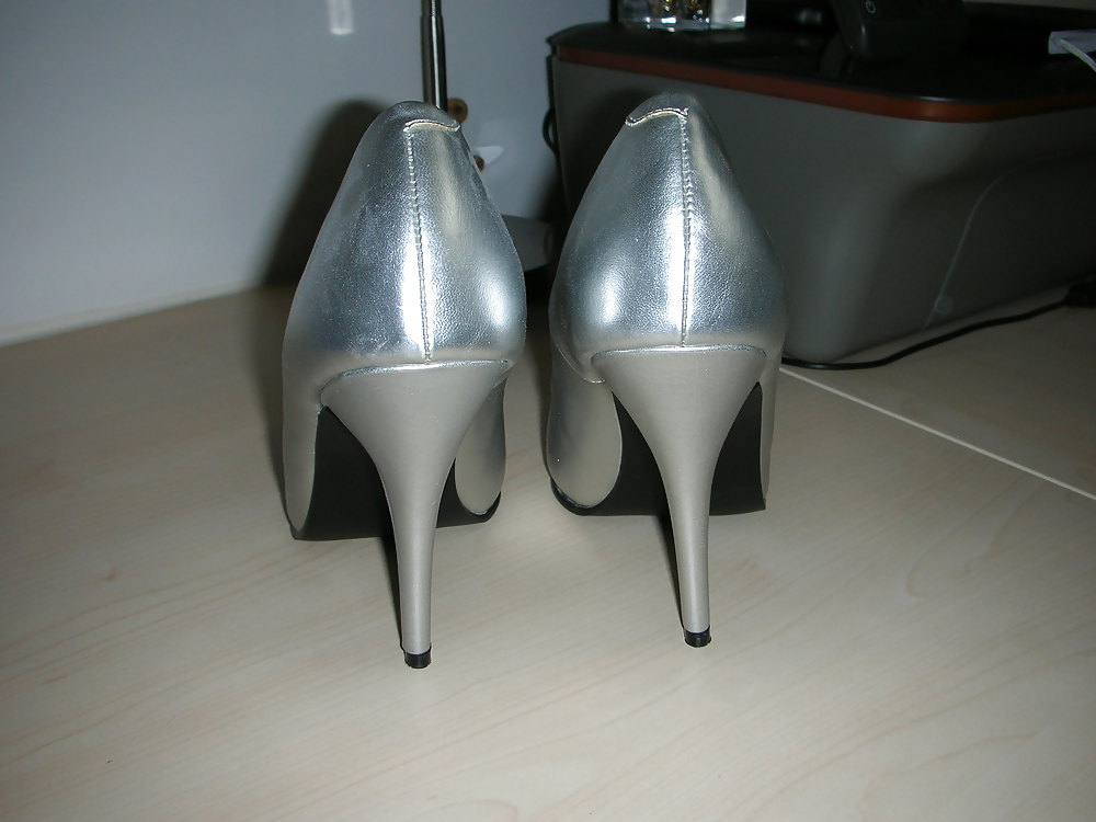 High heels of my horny wife - shoe closet #21651802
