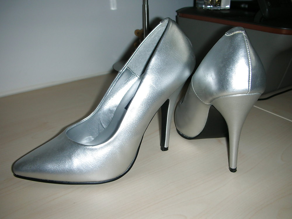 High heels of my horny wife - shoe closet #21651805