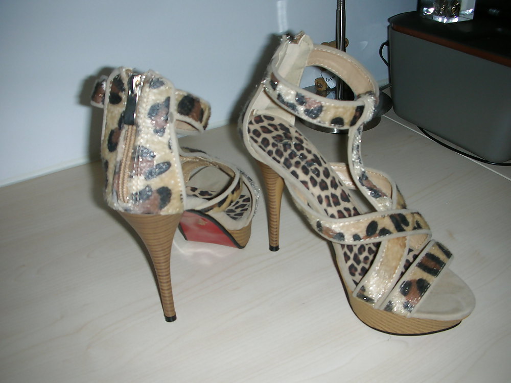 High heels of my horny wife - shoe closet #21651811