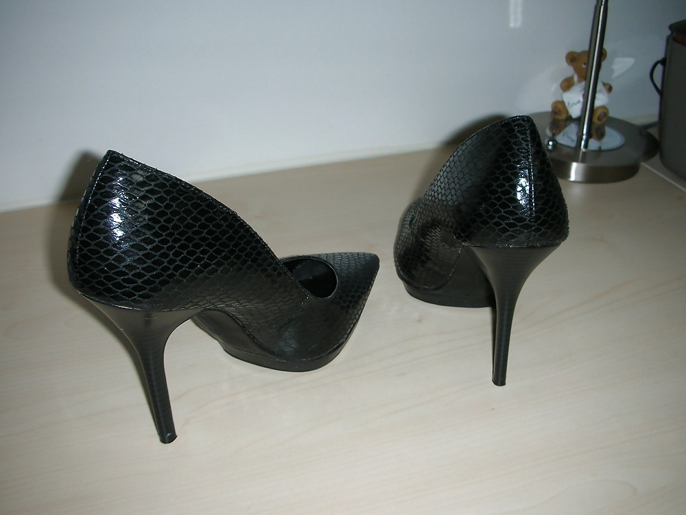 High heels of my horny wife - shoe closet #21651813