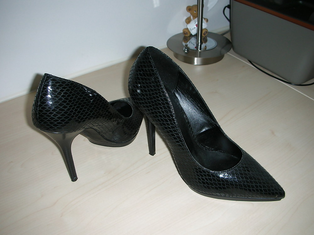 High heels of my horny wife - shoe closet #21651816