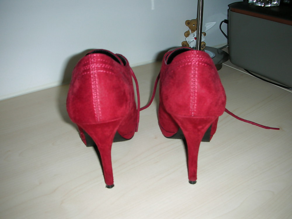 High heels of my horny wife - shoe closet #21651835