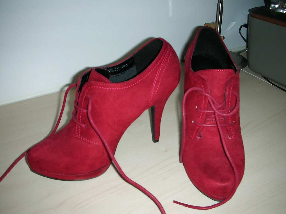 High heels of my horny wife - shoe closet #21651843