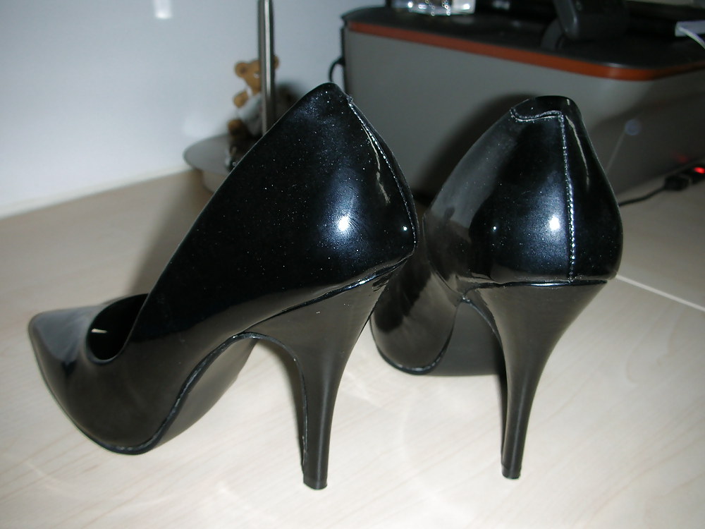 High heels of my horny wife - shoe closet #21651872