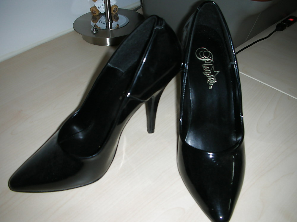 High heels of my horny wife - shoe closet #21651882