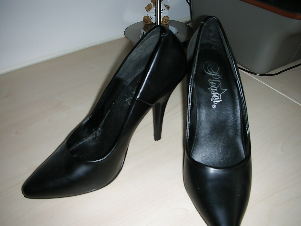High heels of my horny wife - shoe closet #21651888