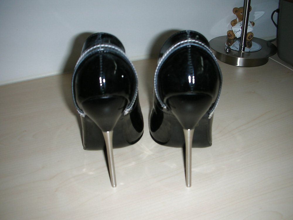High heels of my horny wife - shoe closet #21651902
