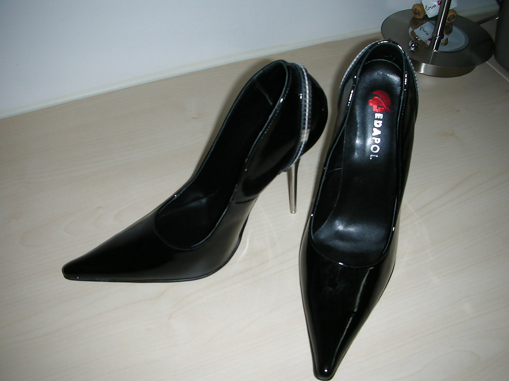 High heels of my horny wife - shoe closet #21651908