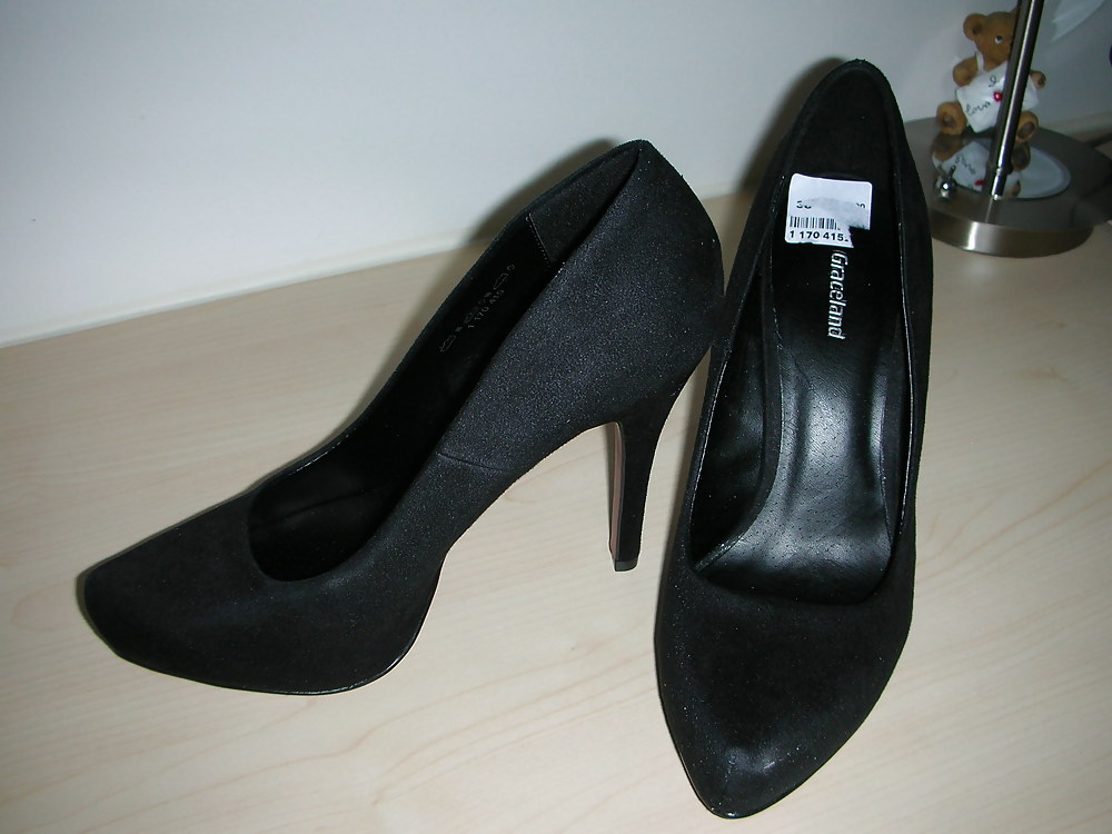 High heels of my horny wife - shoe closet #21651928