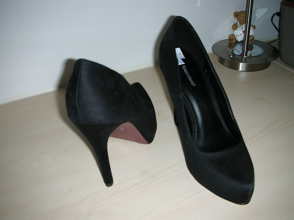 High heels of my horny wife - shoe closet #21651935