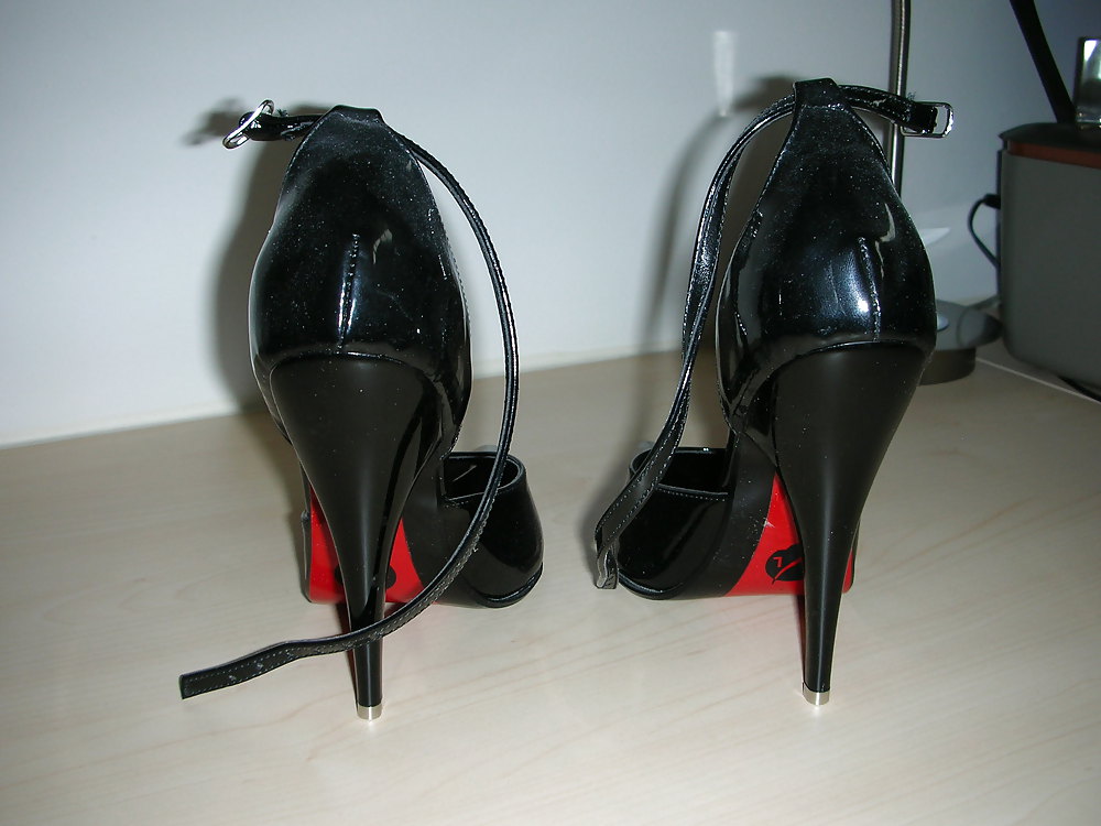 High heels of my horny wife - shoe closet #21651940