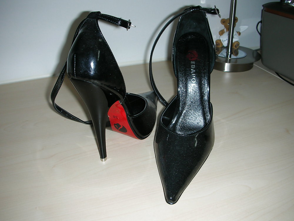 High heels of my horny wife - shoe closet #21651955