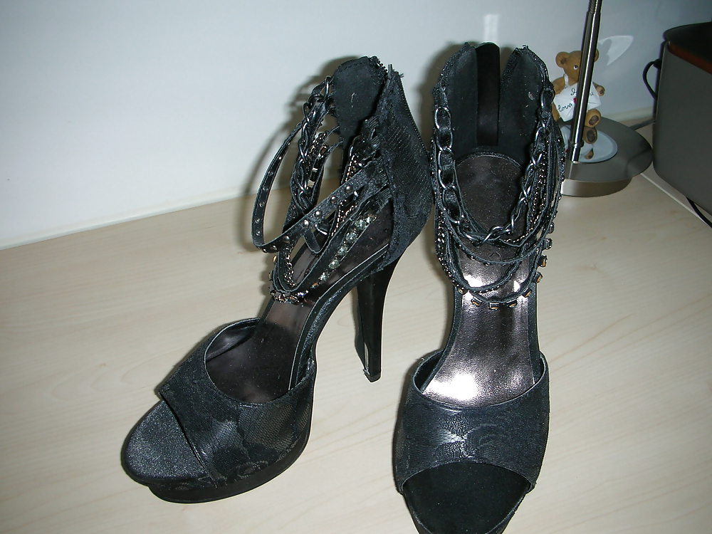High heels of my horny wife - shoe closet #21651971