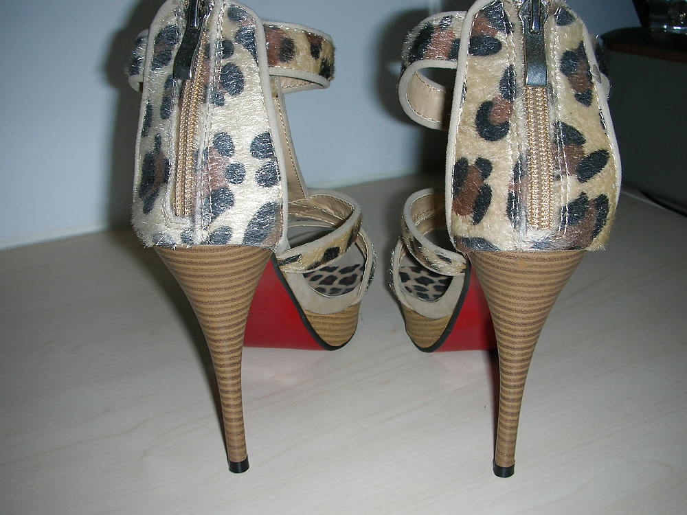 High heels of my horny wife - shoe closet #21651984