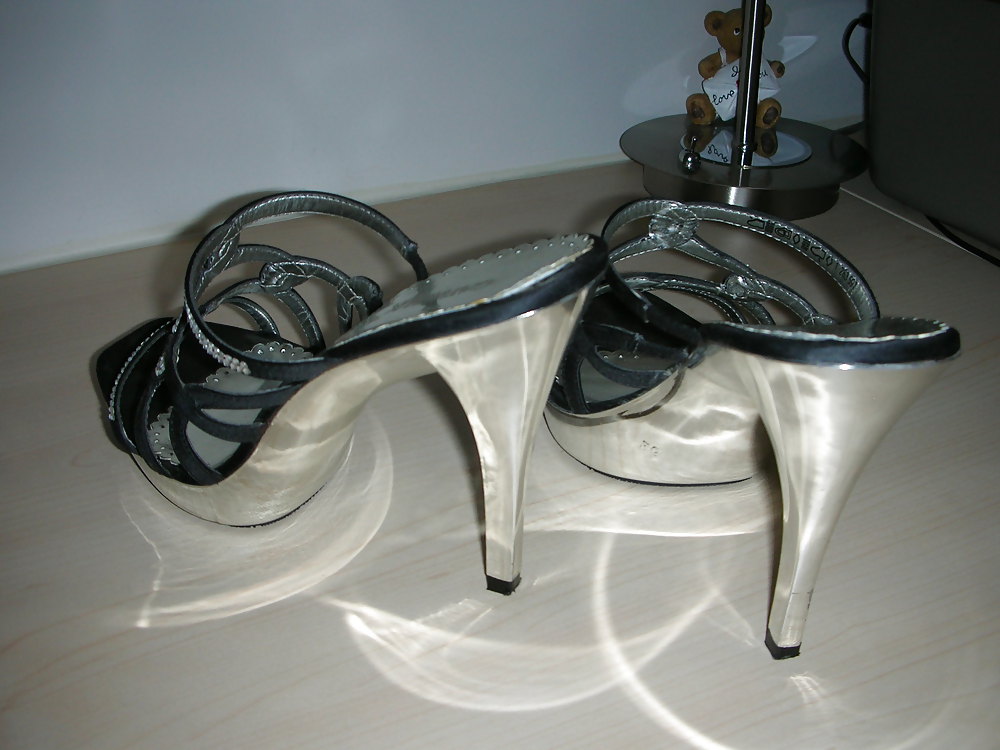High heels of my horny wife - shoe closet #21652034
