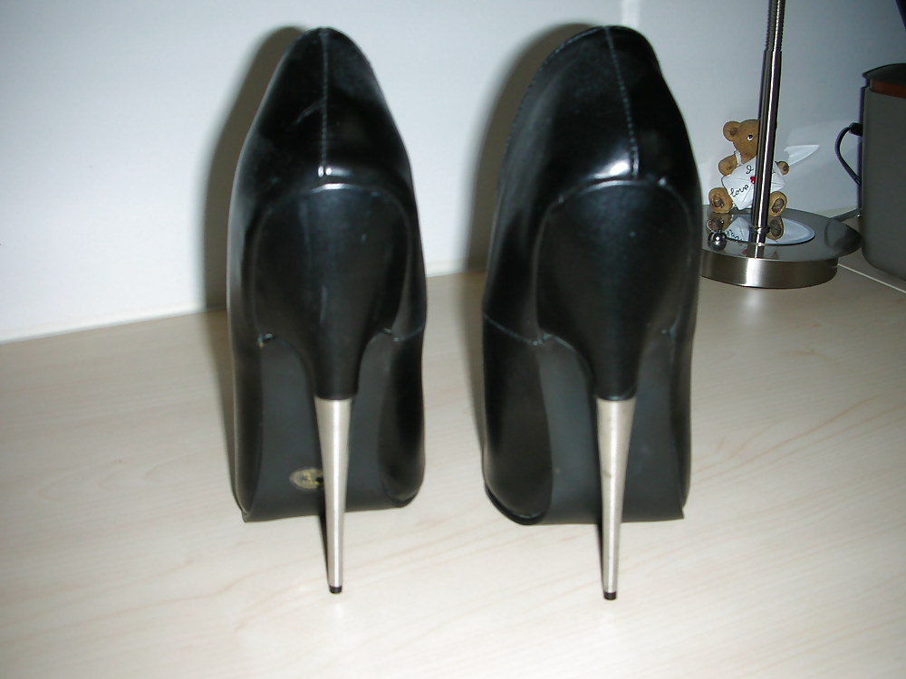 High heels of my horny wife - shoe closet #21652041