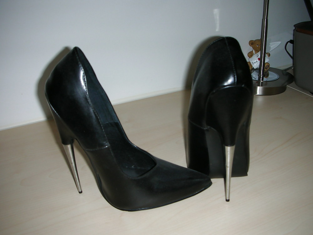 High heels of my horny wife - shoe closet #21652048