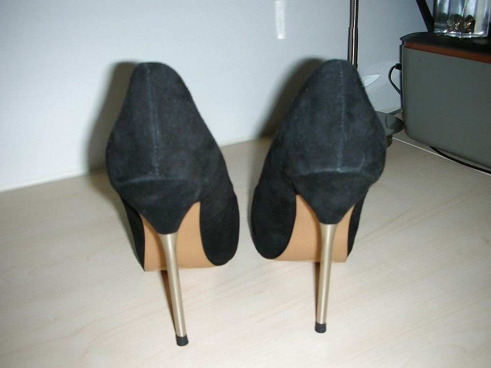 High heels of my horny wife - shoe closet #21652054