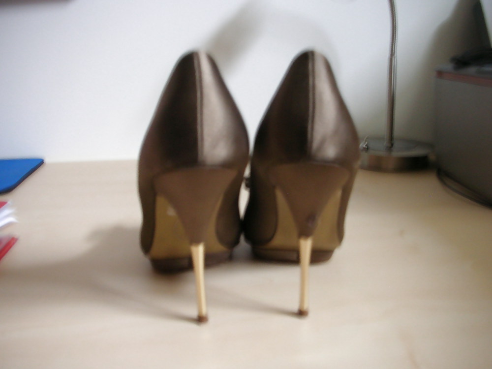 High heels of my horny wife - shoe closet #21652088