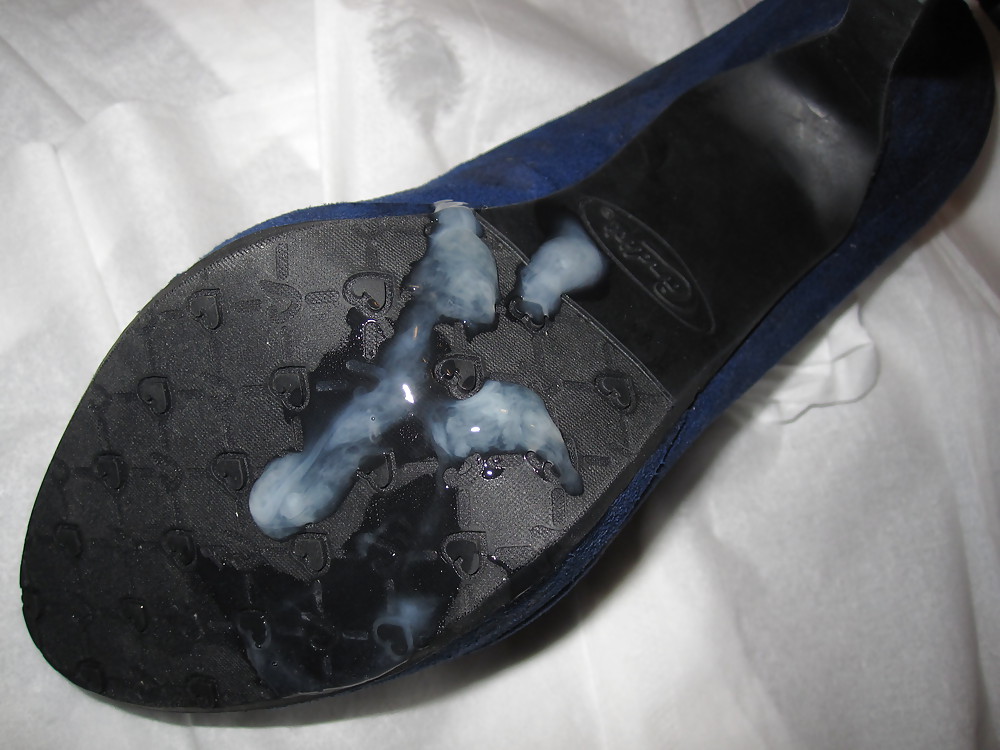 Blau Bonbons High Heels Gefickt & Cummed #6117104