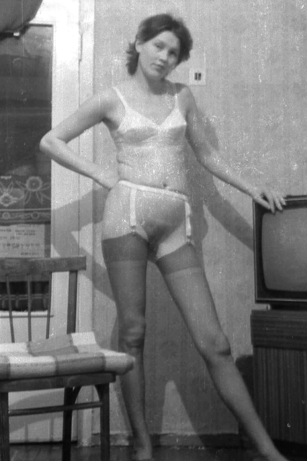 Vintage - Reto Amateur Schlampe Frauen #7338767