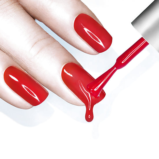 Labios rojos, uñas rojas
 #21513607