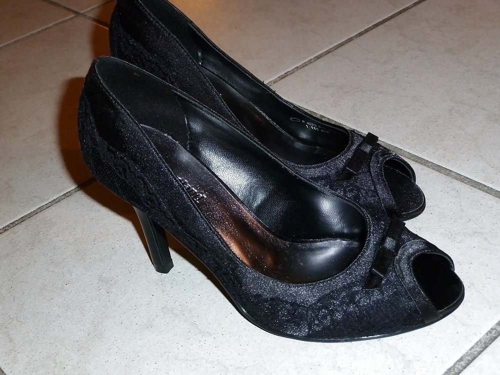 Melanie! Neue High Heels Vollgespritzt (gr.36!!!) #7454156