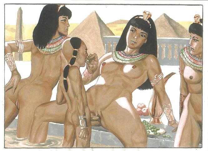 セクシーな黒人女性。ホットなラティーナ、エジプトの女王、エルフ 12
 #10659381