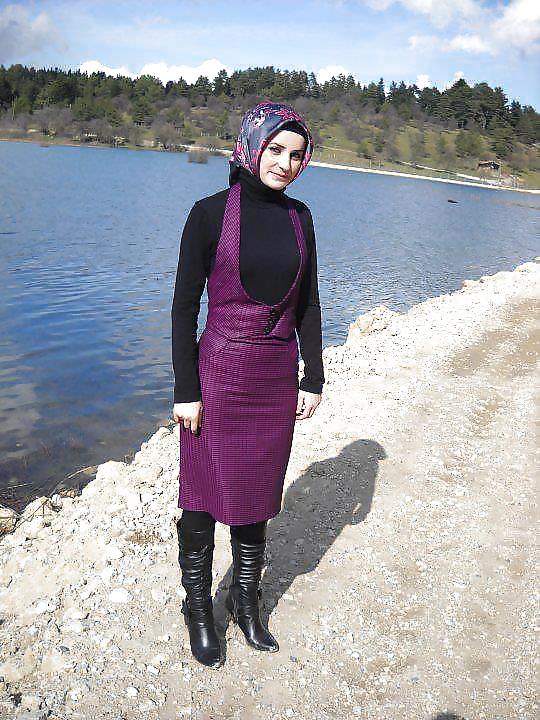 Türkischen Turban-Hijab Neue Schnittstelle Asuman #8271469